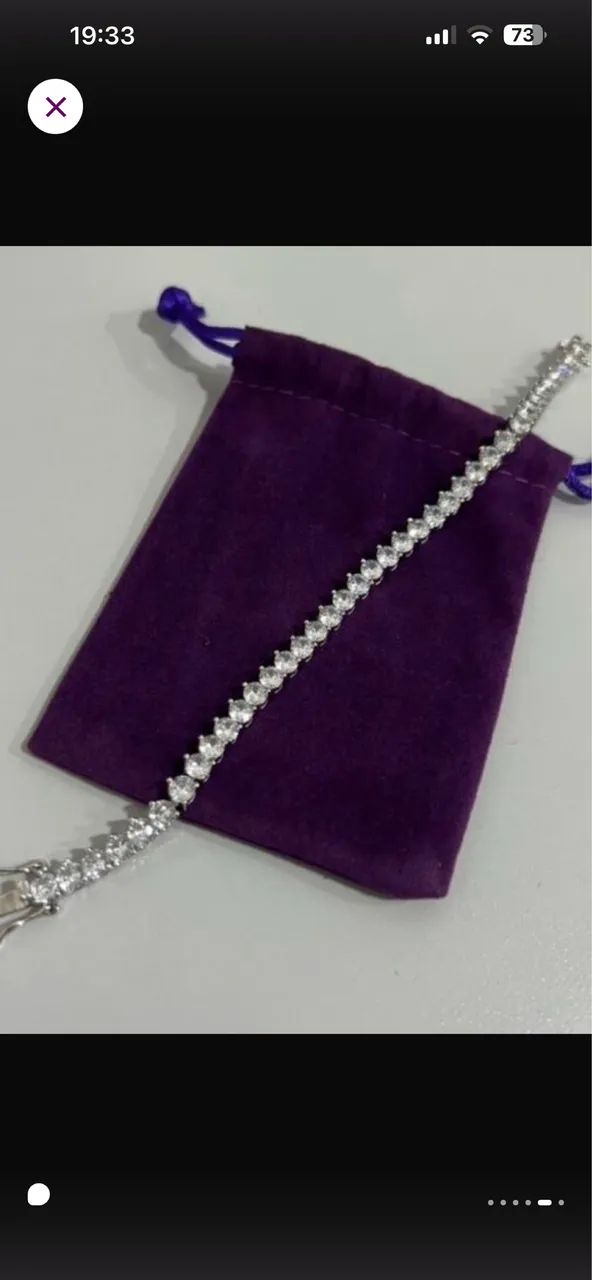 Pulseira ródio branco  - Foto 3