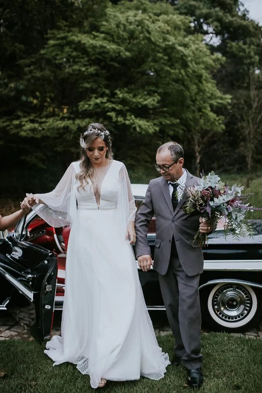 VESTIDO DE NOIVA BOHO - Foto 2