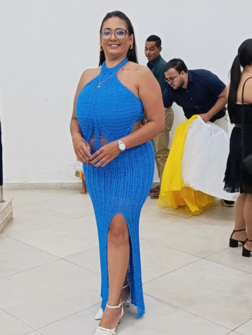 Vestido crochê 