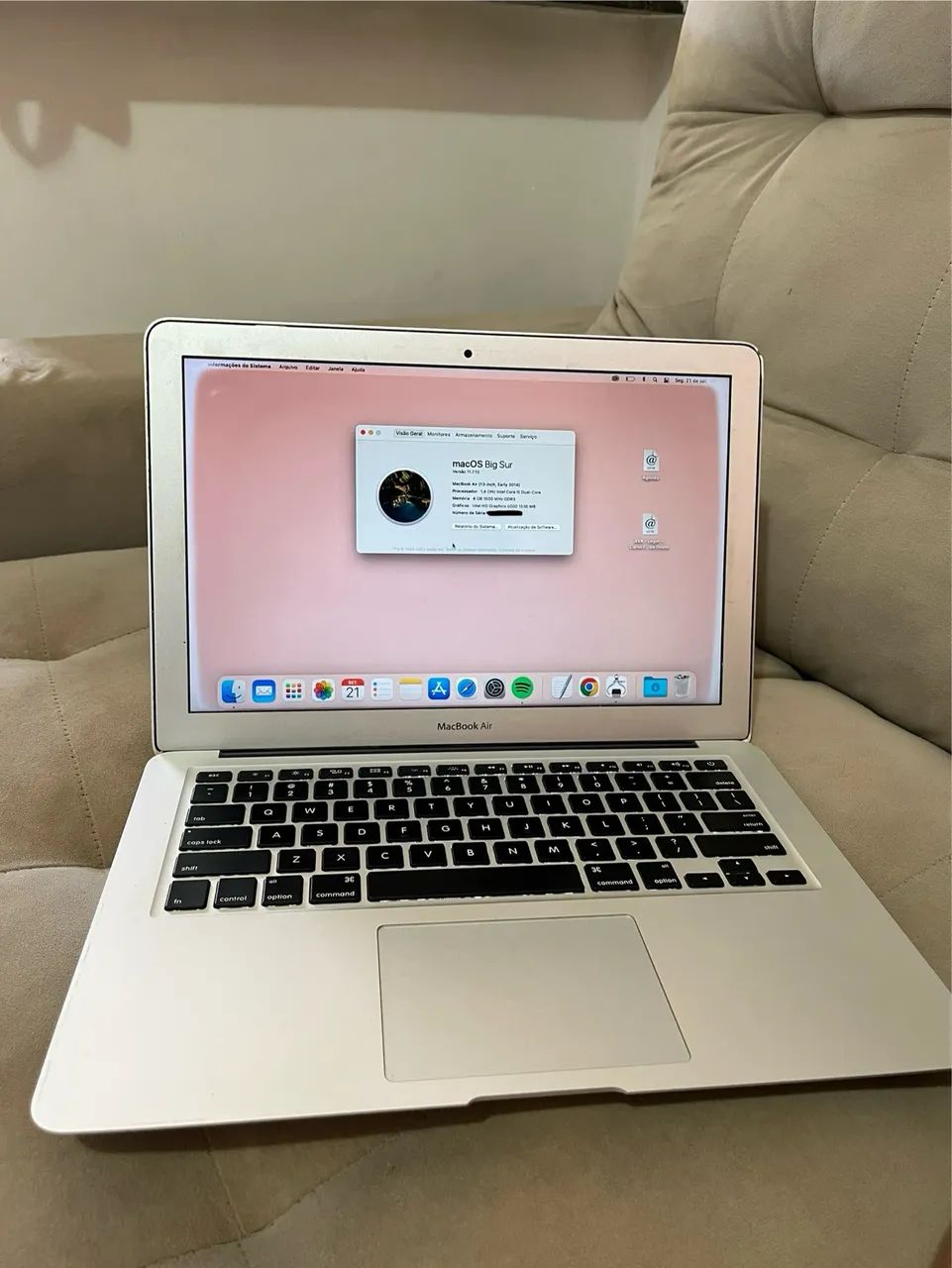 MacBook Air 13? Early 2014 | i5 | 4GB RAM | SSD ___GB | Funcionando perfeitamente
