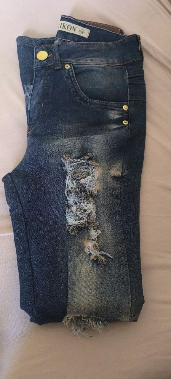 Calça jeans tamanho 38  - Foto 2
