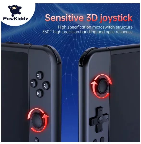 Vídeo Game Portátil Powkiddy X70 (completo) Tela de 7 polegadas com 32gb + de 3500 Jogos - Foto 4