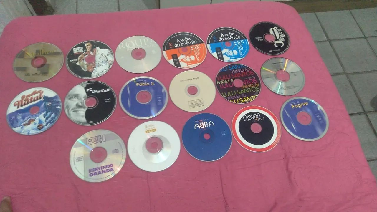 CDs originais sem capa 