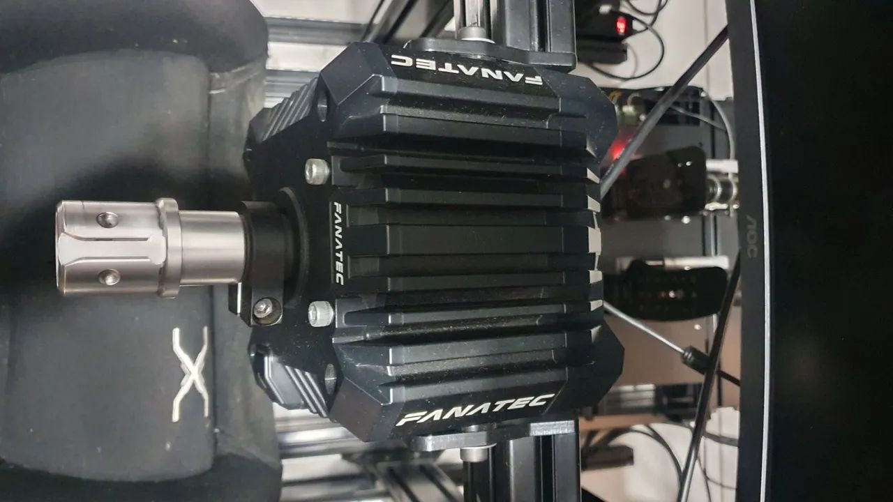 Base Fanatec CSL DD QR1 8nm + volante Formula V2, completo com caixas.fotos 20/02/26 - Foto 5