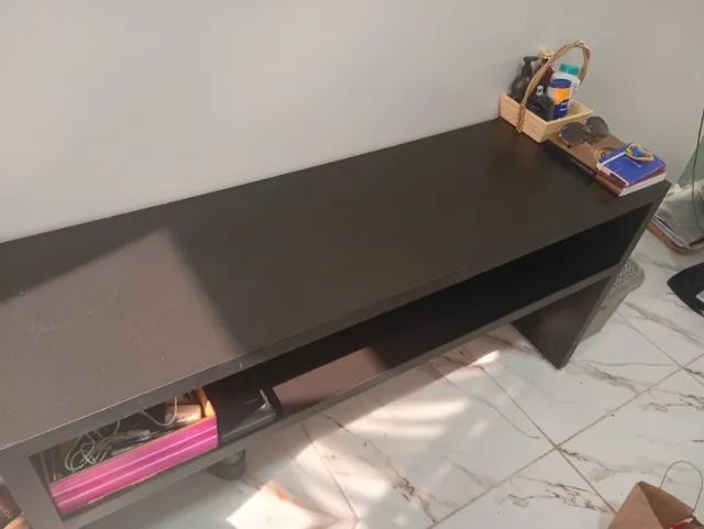 RACK / BANCADA PARA TV - PRETO  - Foto 4