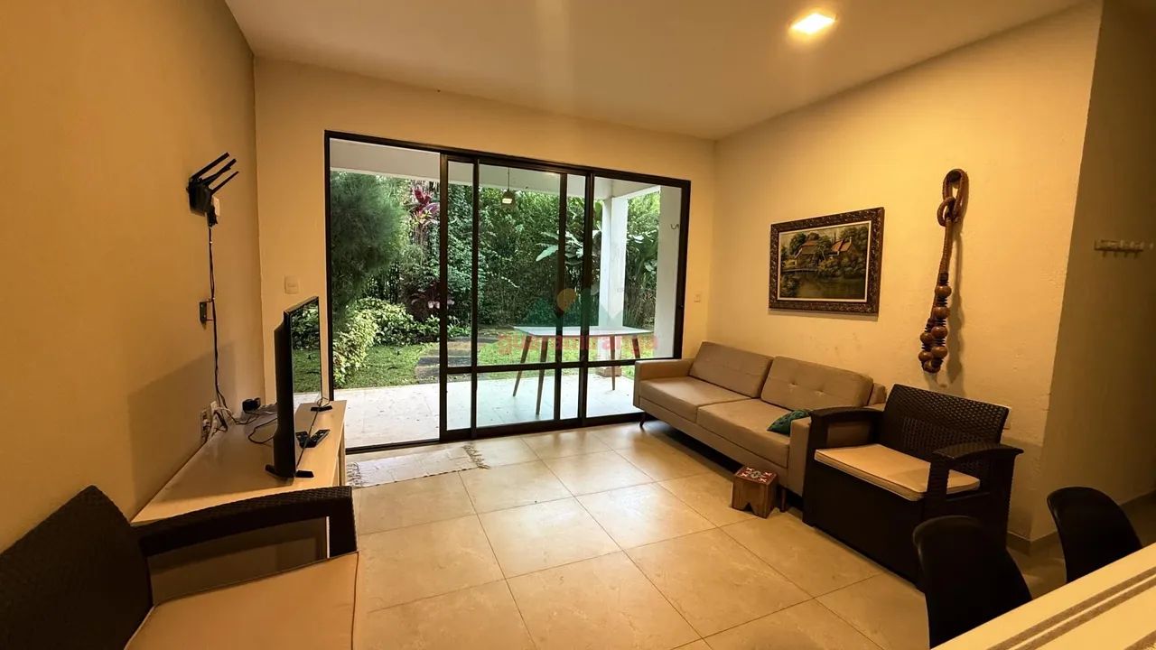 Apartamento térreo com 64m² de área construída, 100% mobiliado e área privativa. - Foto 5