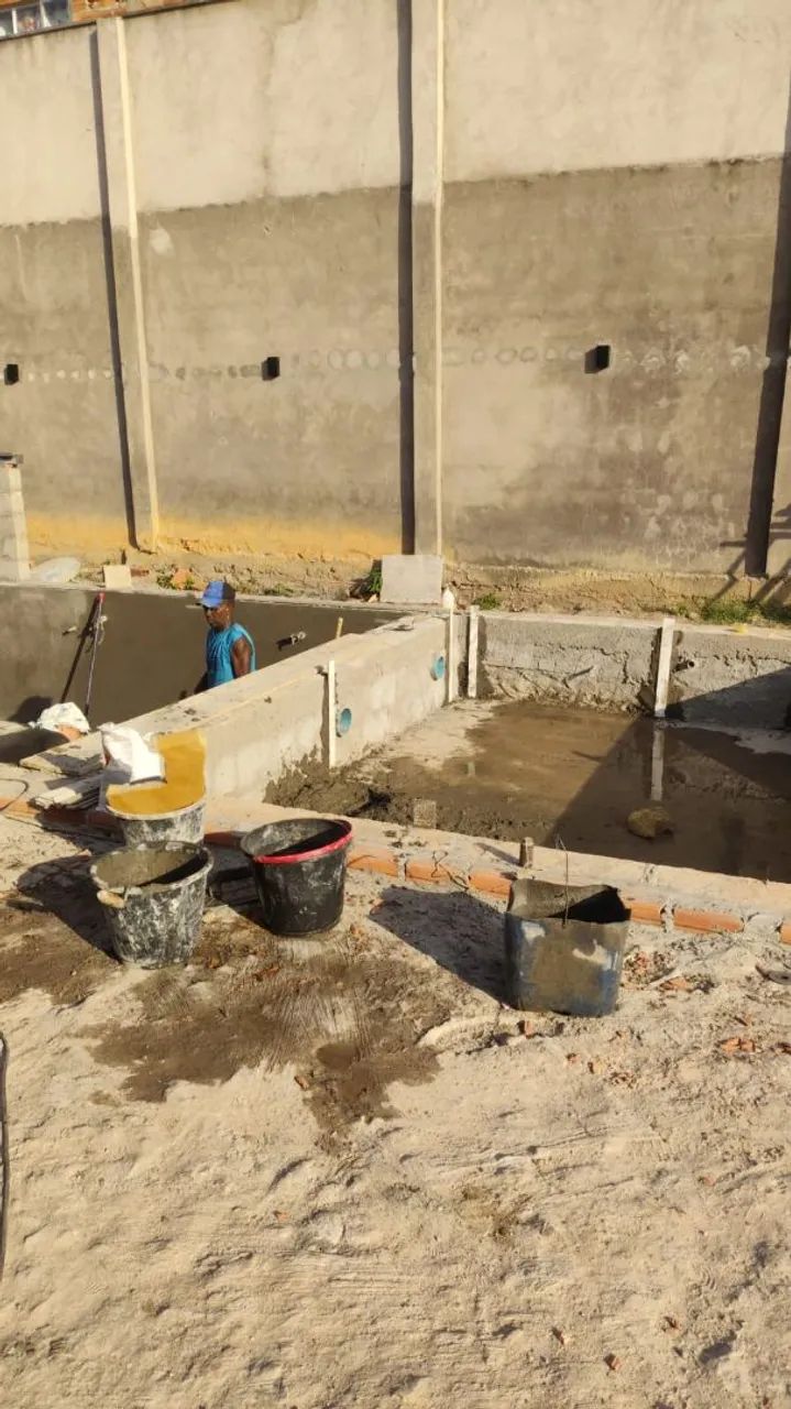 Construção de piscina de alvenaria  - Foto 3