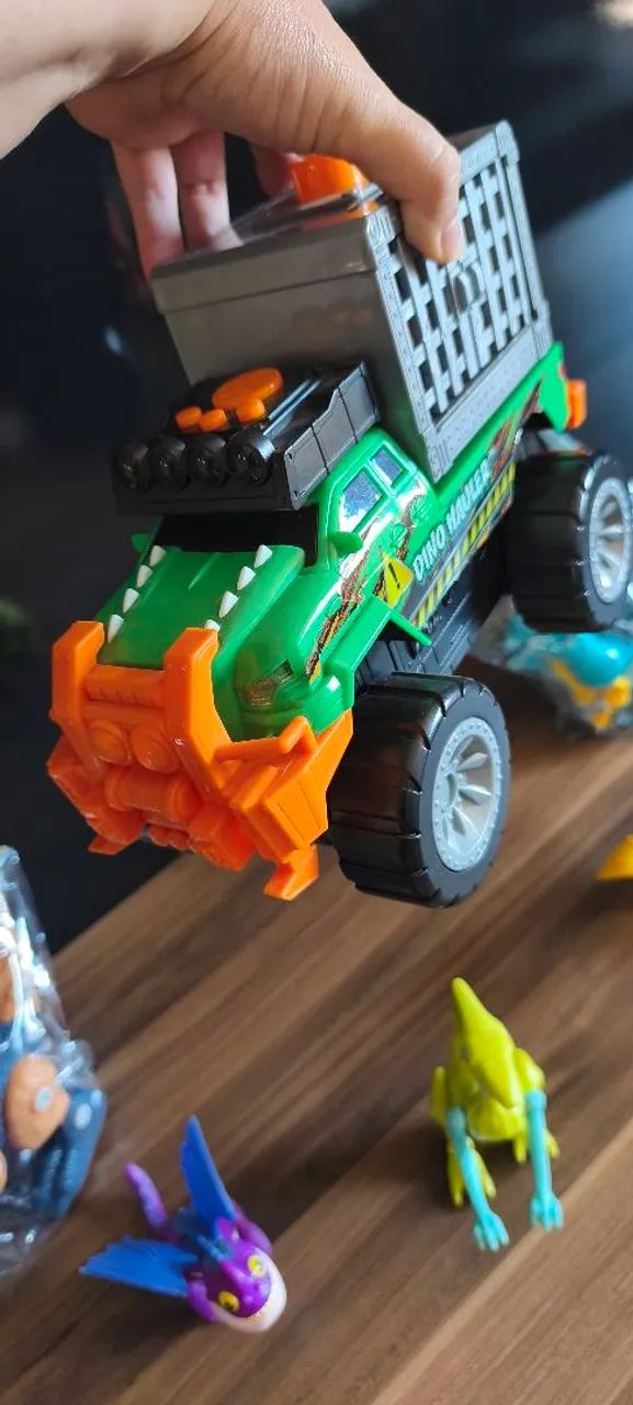 Kit Dinossauro com veículo Road rippers - Foto 4