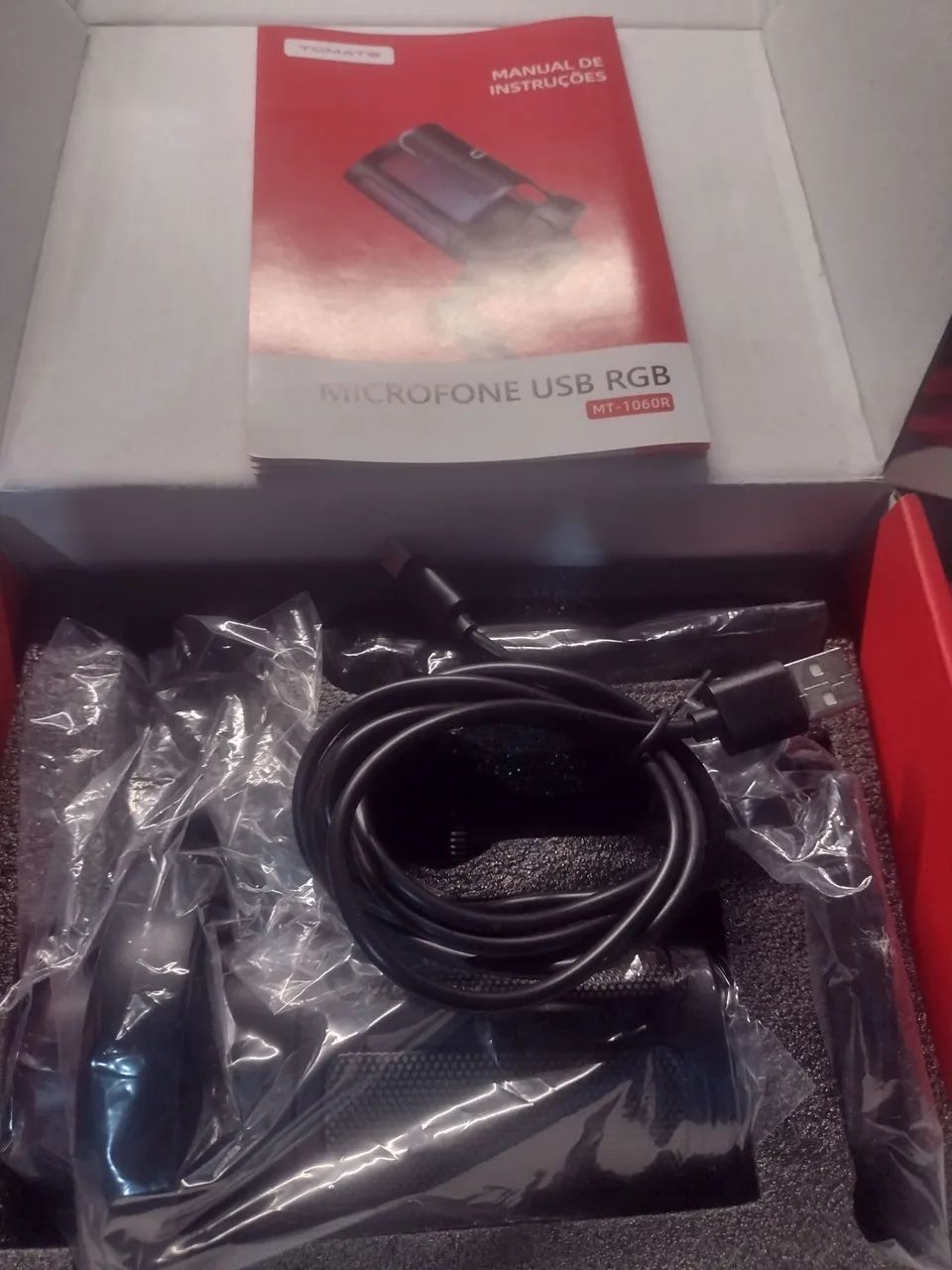 Microfone Tomate MT-1060R444717172534159364