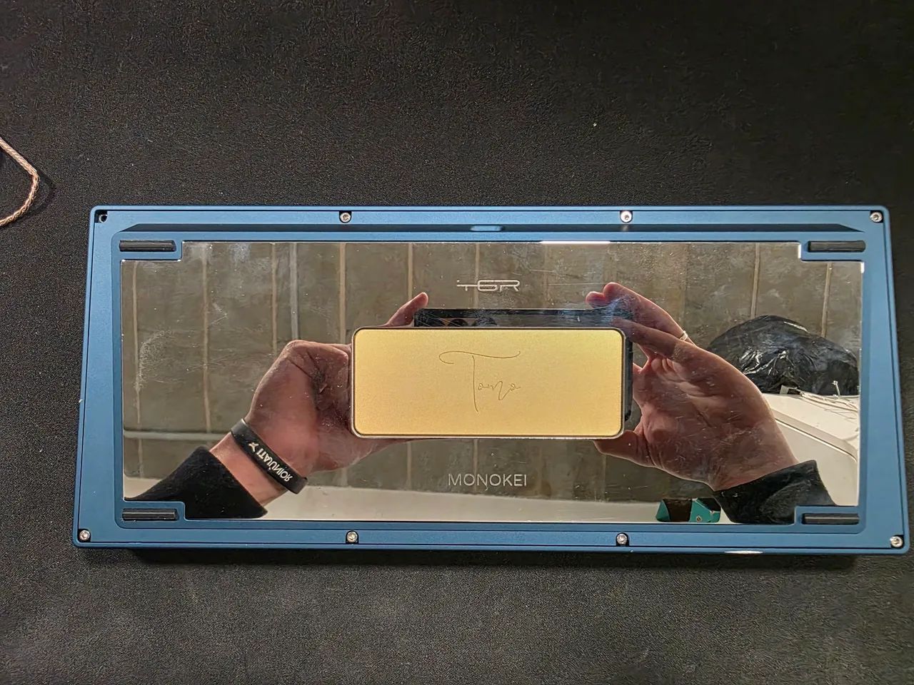 Teclado Custom 75% TGR Tomo SE Suave Blue - Foto 2