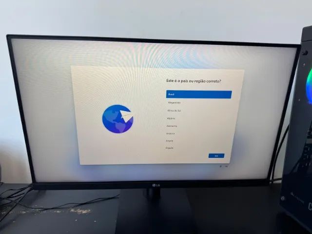 Monitor LG 24" - 75HZ (24MP400-B) Funcionando Perfeitamente