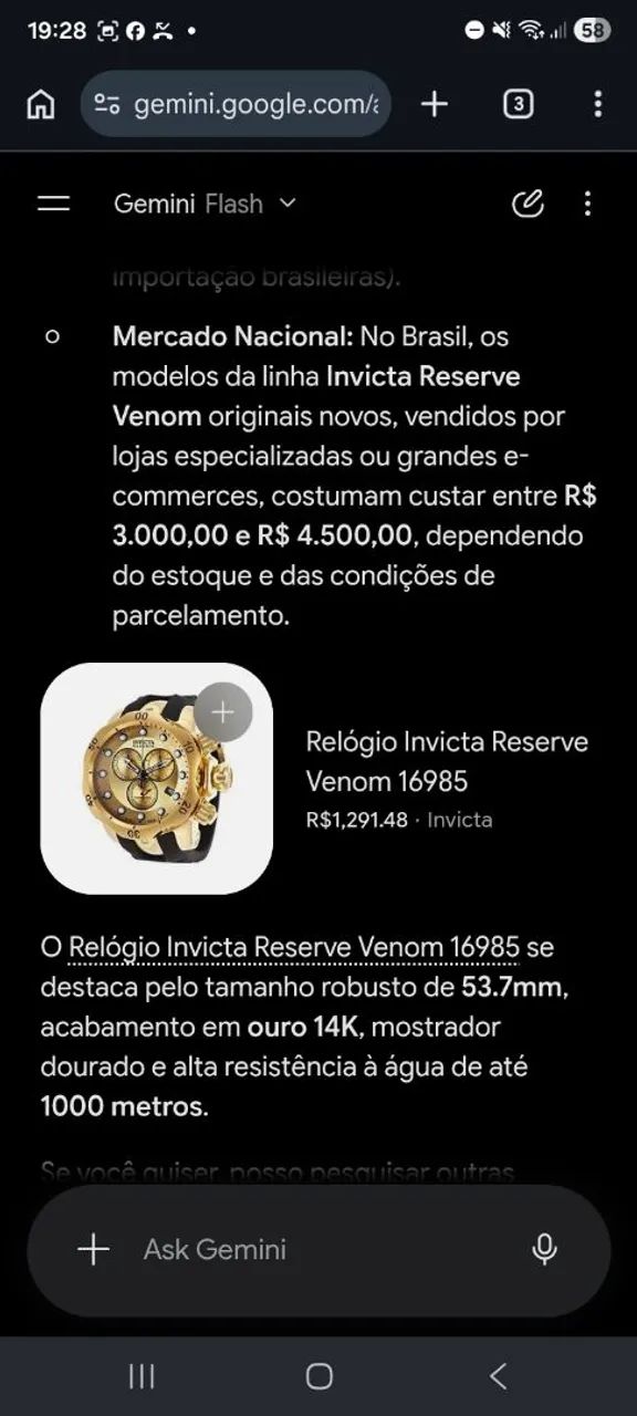 INVICTA VENOM ORIGINAL - Foto 4