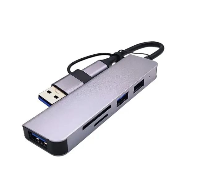 Hub Usb Multifuncional 5 em 2  - Foto 3
