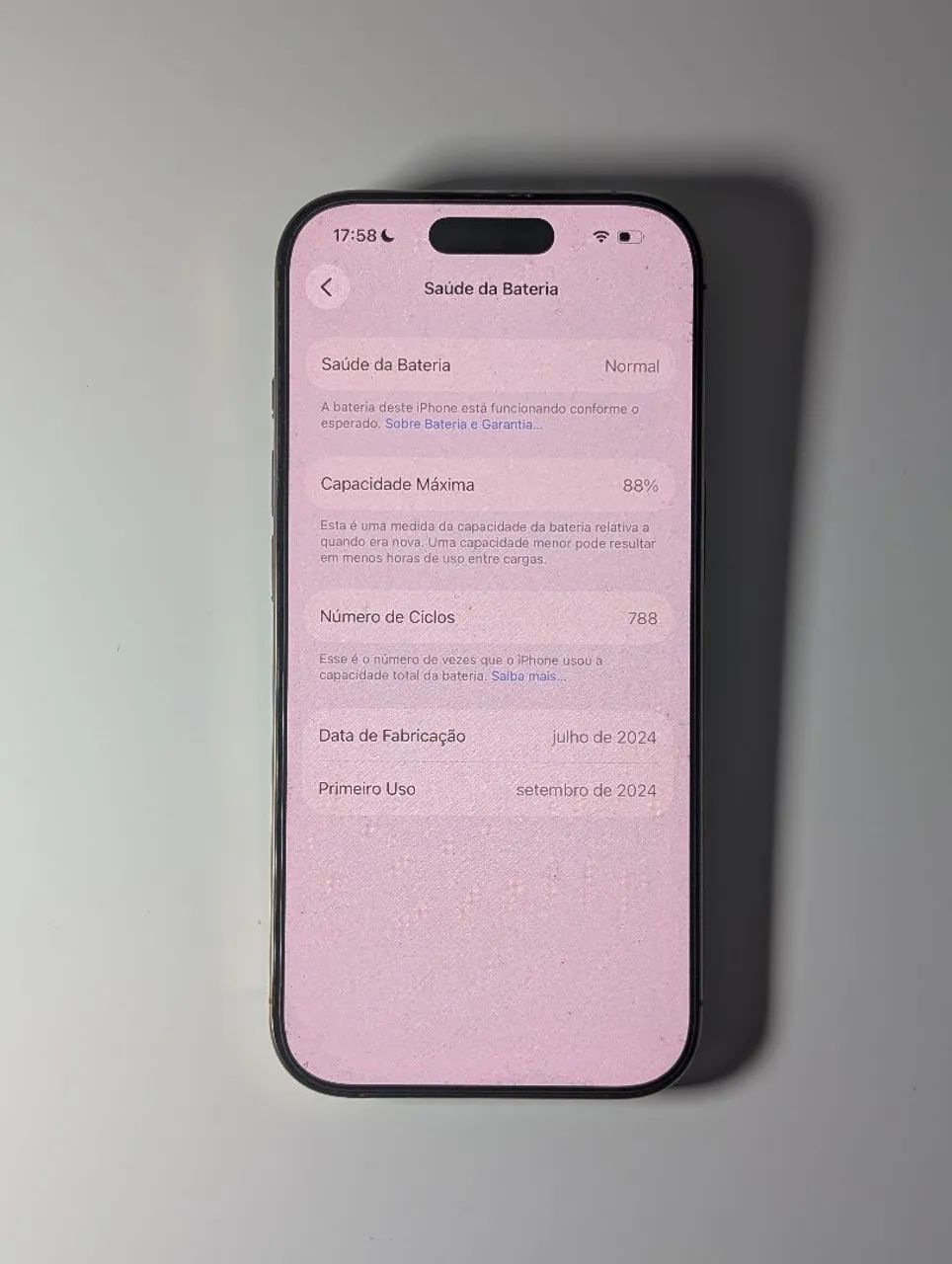 Iphone 16 Pro Dessert Titanium ENVIO PARA TODO BRASIL - Foto 3