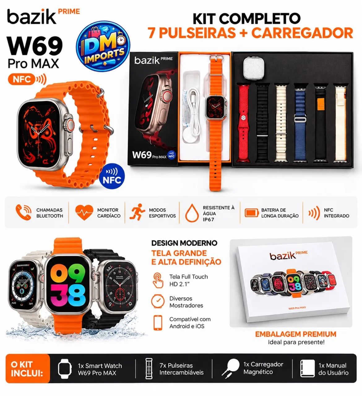 Smartwatch W69 Pro Max