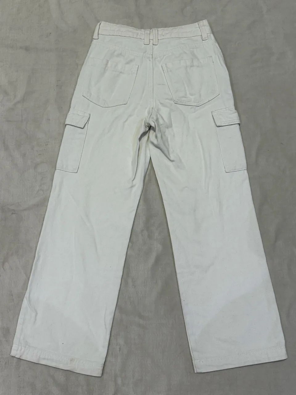 Calça wide leg slim cargo - Foto 4