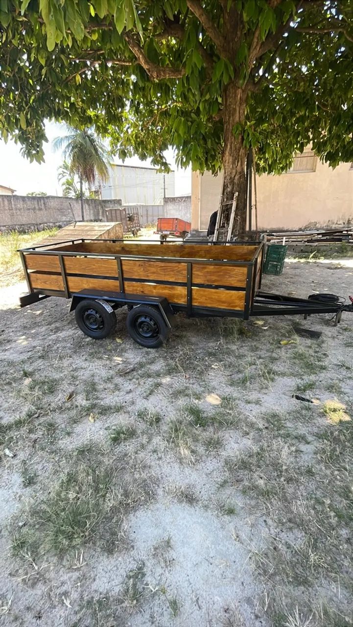 Carretinha 2 eixos 