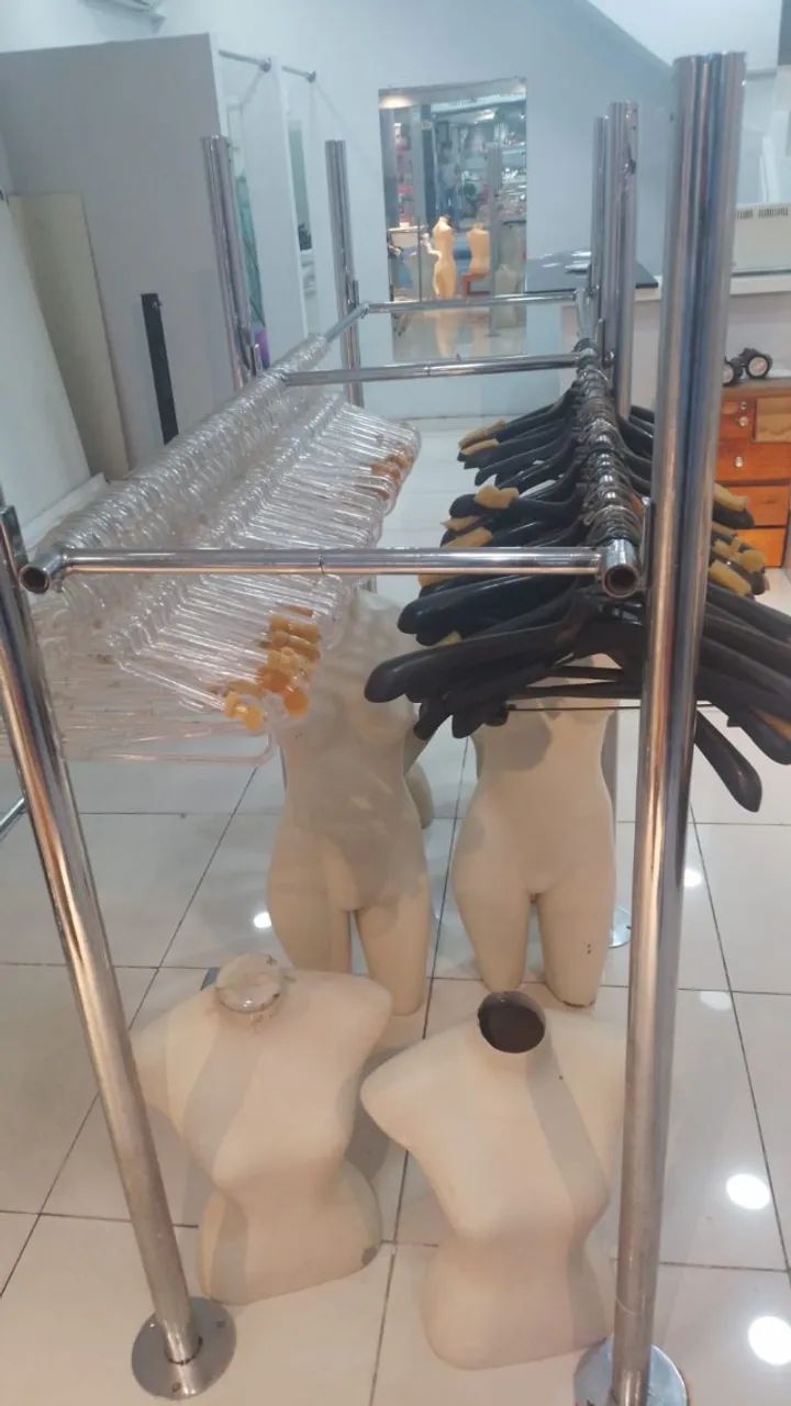Cabides para loja e araras  - Foto 2