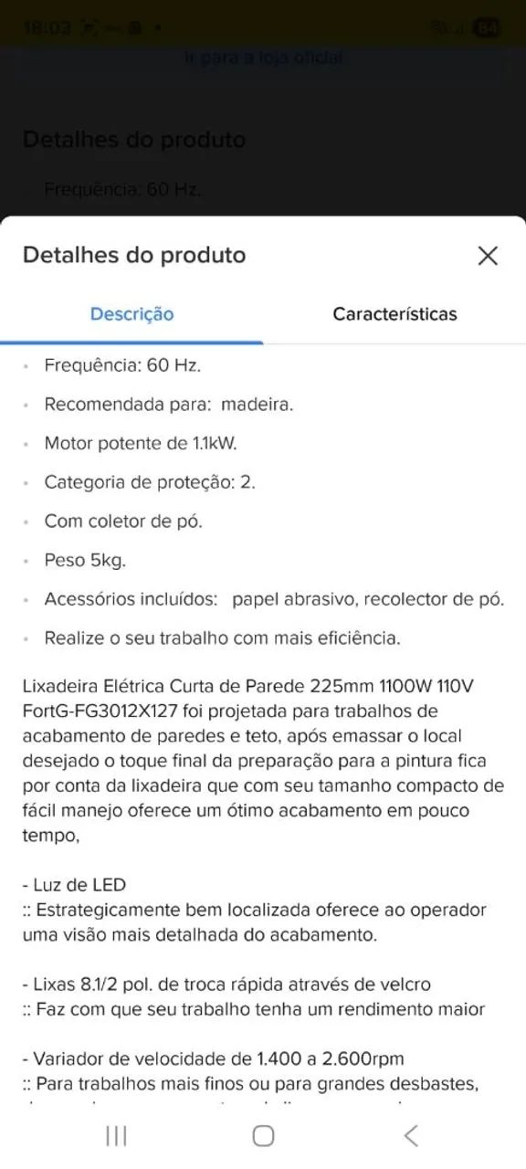 Lixadeira de parede 65153852259331121