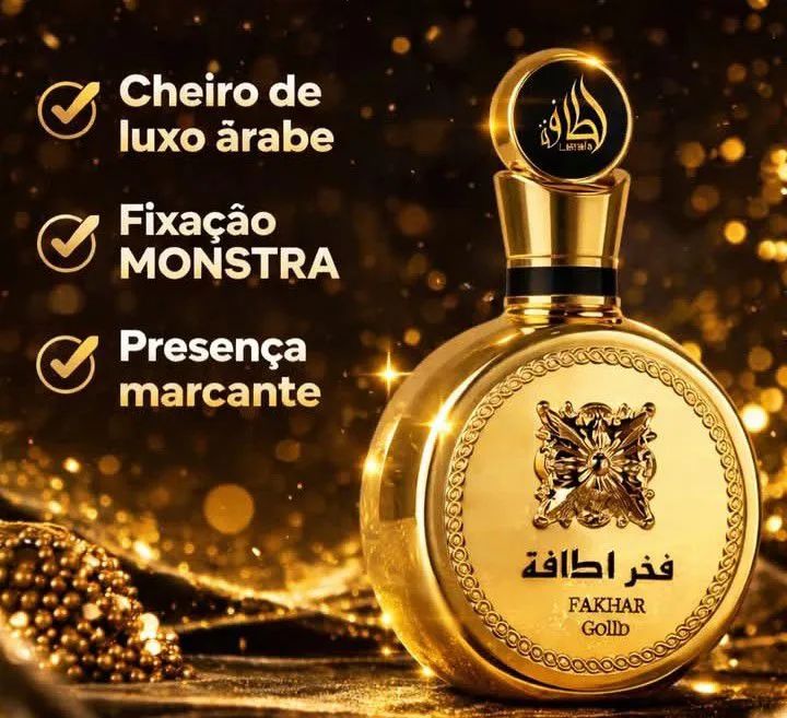 Perfume Fakhar Gold Lattafa Original e Lacrado  - Foto 4
