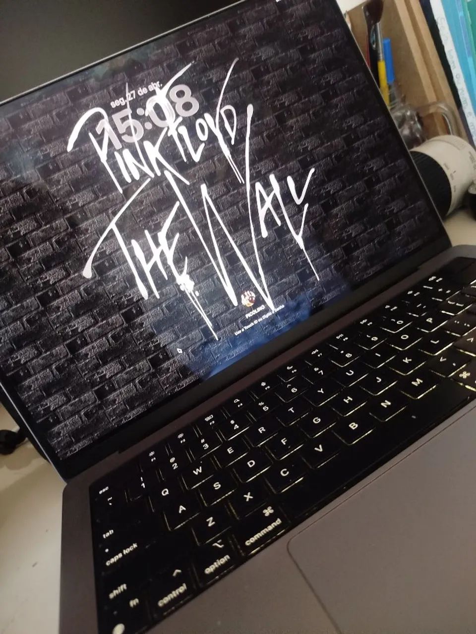 US配列 画面キレイ MacBook M1 Pro 16GB 512 14インチ Apple notebook MacBook Pro (de 16 polegadas, Processador M1 Pro da