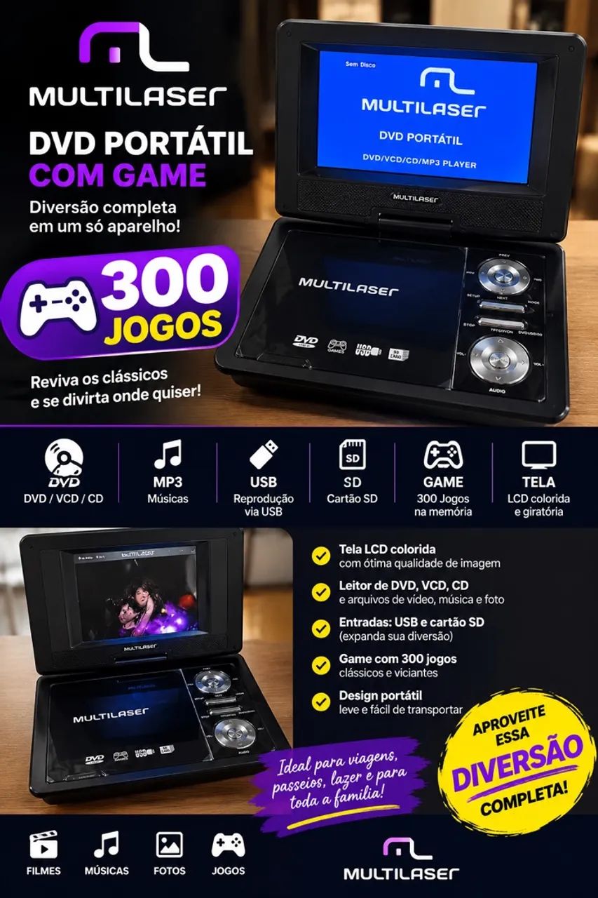 DVD Multilaser 