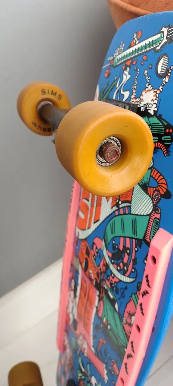Skate oldschool Sims completo . - Esportes Sobre Rodas - Parque da