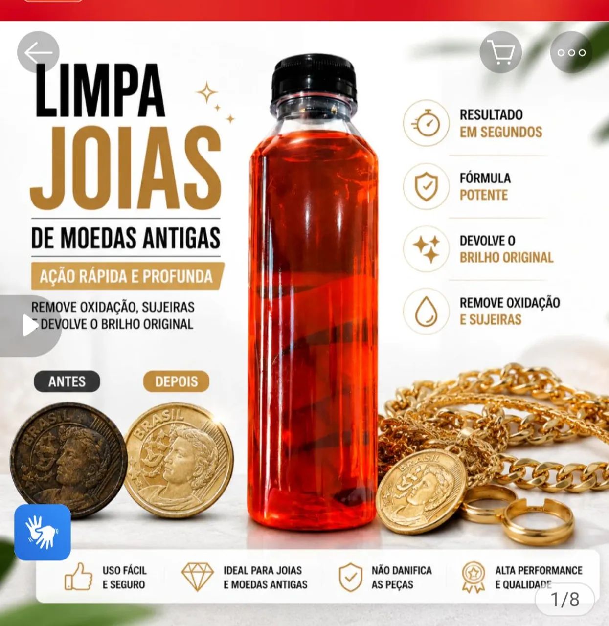 Produto Limpa Moeda Antiga  - Foto 4
