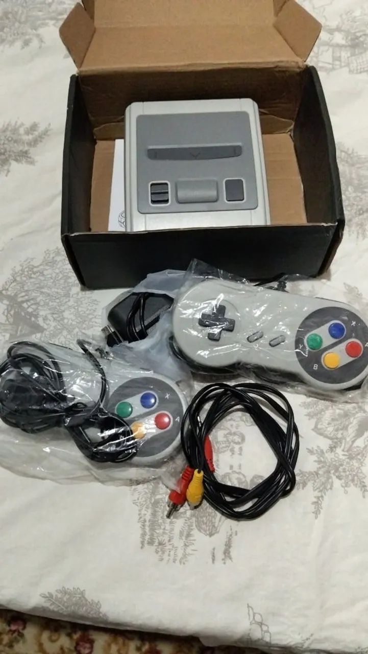 Super Mini Sfc Com 620 Jogos Troco em jogos de Mega Drive,Sup.Nintendo ou Nintendo 64. - Foto 3