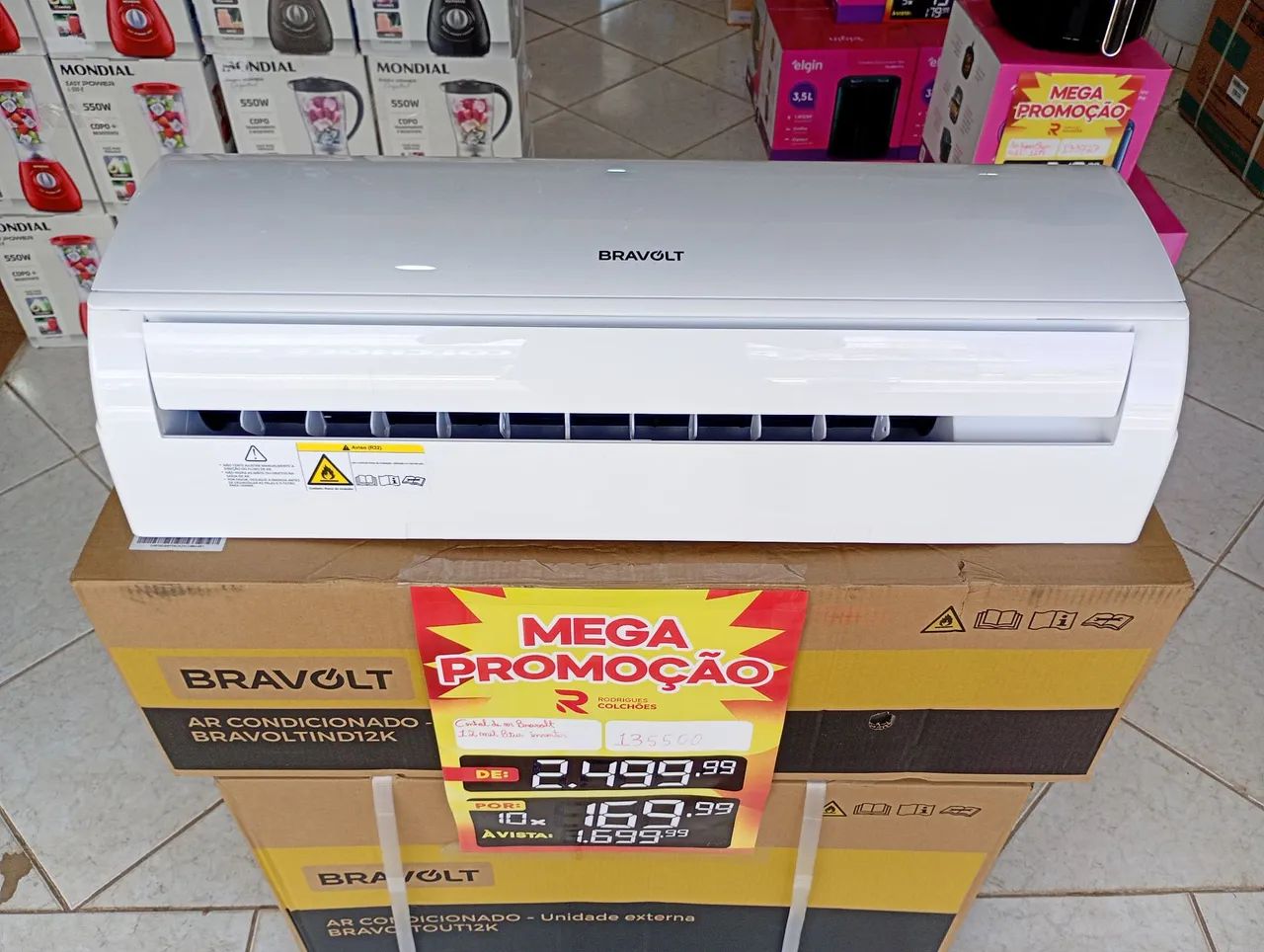 Central de ar 12 mil BTUs Inverter - Foto 2