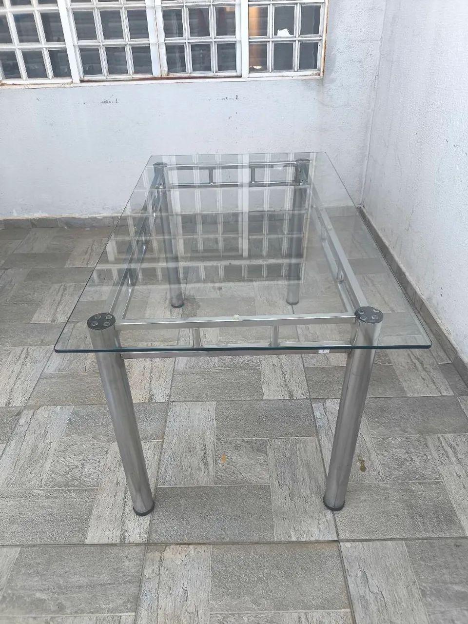 mesa de vidro 