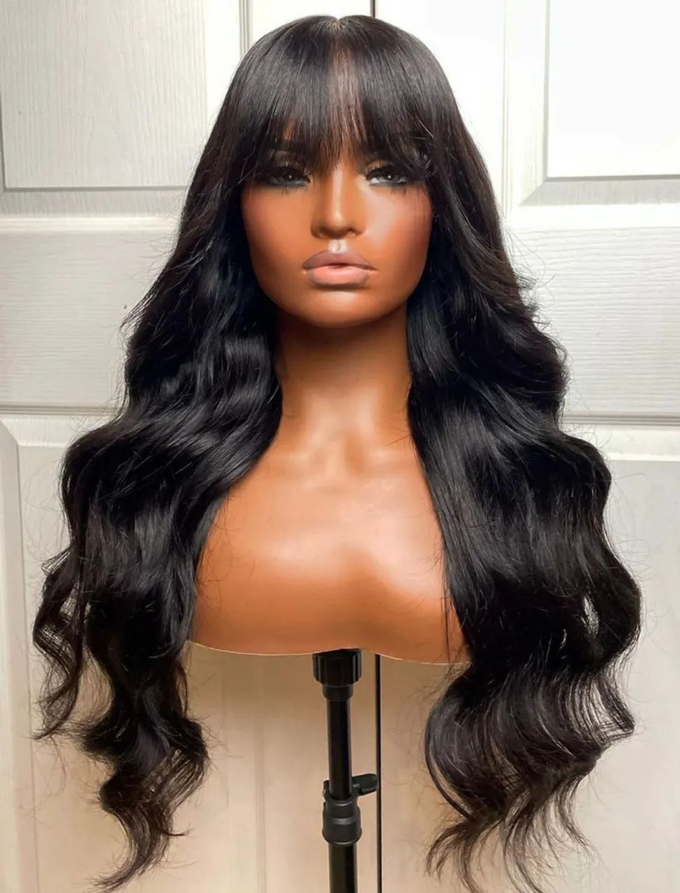 Lace front com franjao
