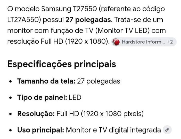 Tv Monitor Samsung 27 polegadas  - Foto 2