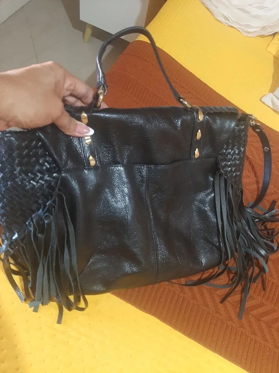 Bolsa couro arezzo  - Foto 3