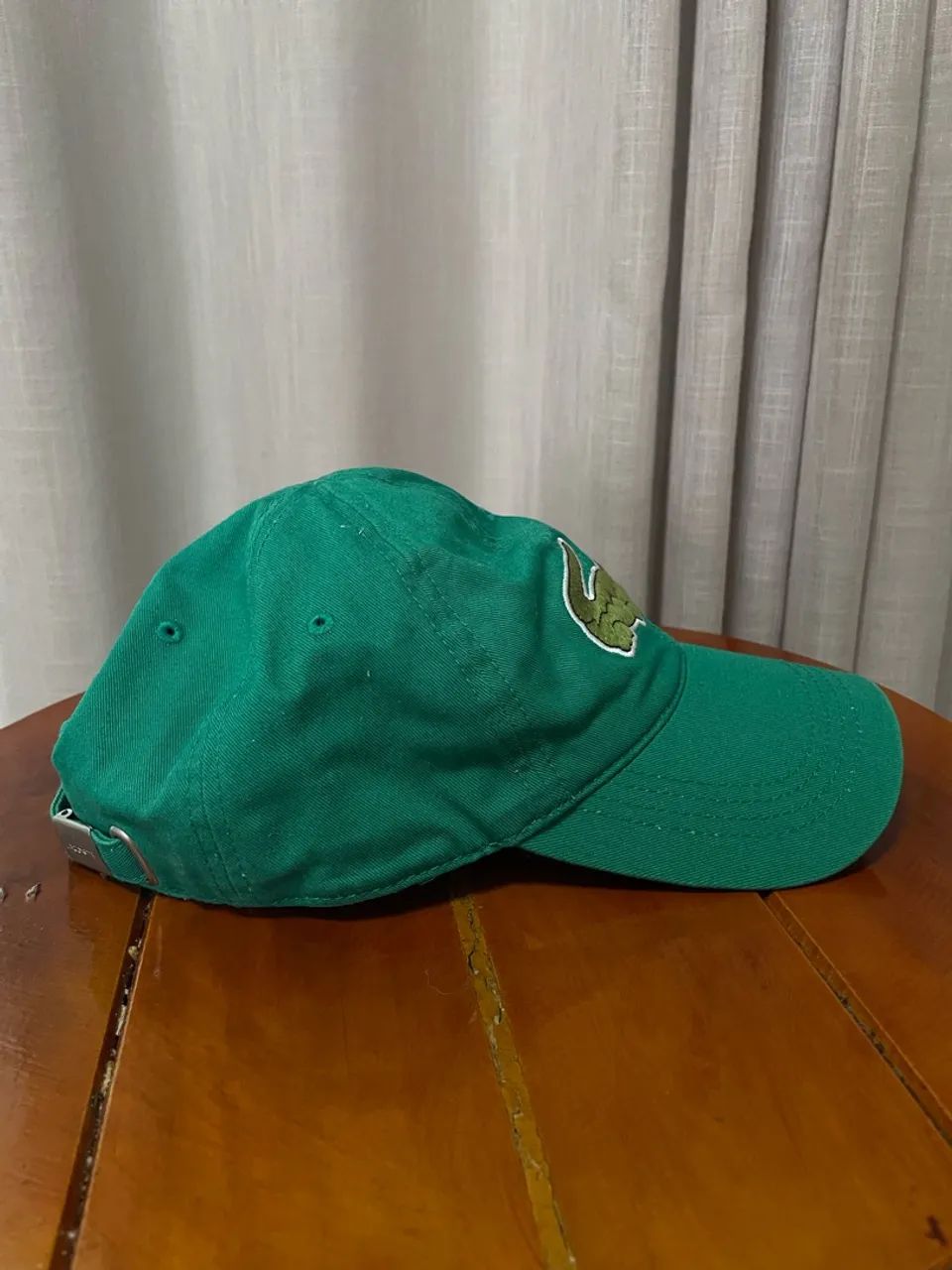 Boné Lacoste Big Croc Verde Original - Aba Curva - Ajustável - Foto 3