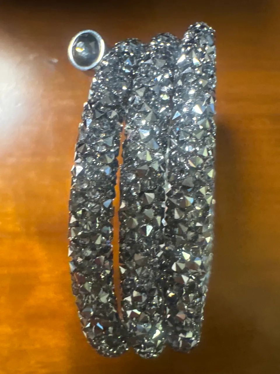 Pulseira Swarovski Crystaldust Original - Prata - Foto 5