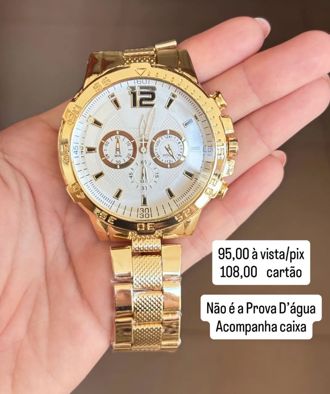 Relógio Masculino Disponível 