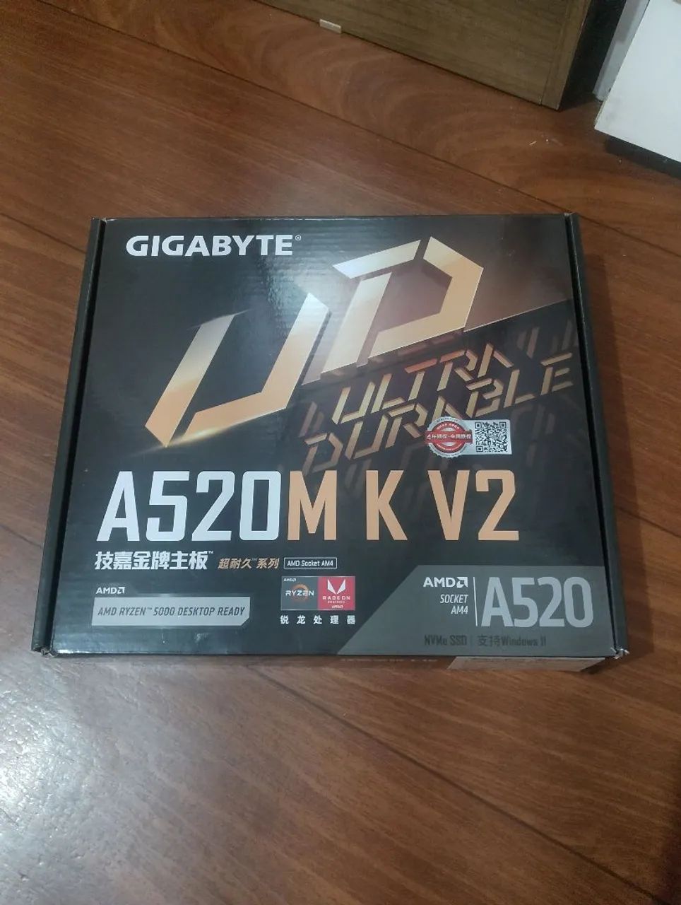 Placa-mãe Gigabyte A520M-K | BIOS Atualizada | Pouquíssimo Uso