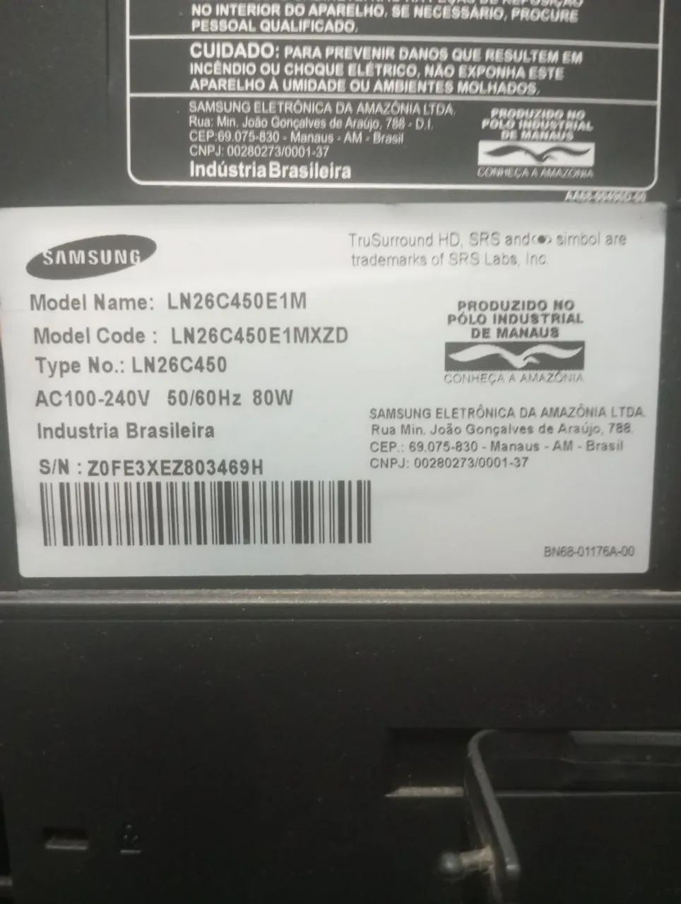 Tv/monitor Samsung 26 polegadas ! - Foto 3