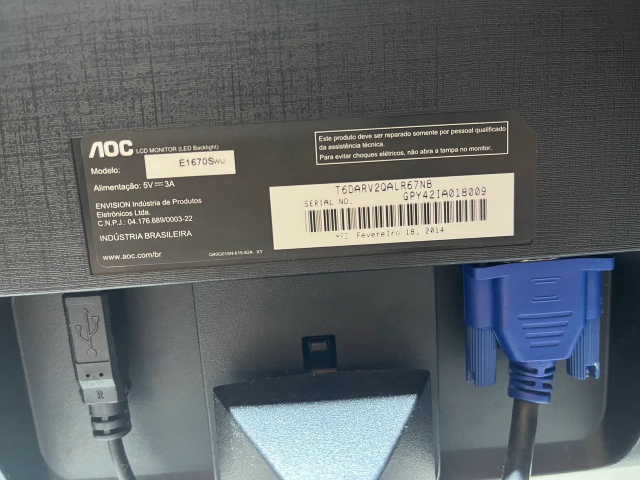 Monitor AOC 15,5? VGA - Foto 3