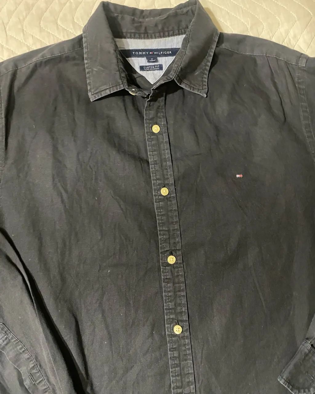 Camisa Tommy Hilfiger masculina  - Foto 3