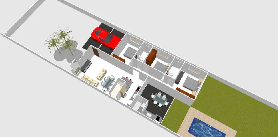 Casa 3 quartos com piscina em condomínio próximo ao Paranoá - Foto 5