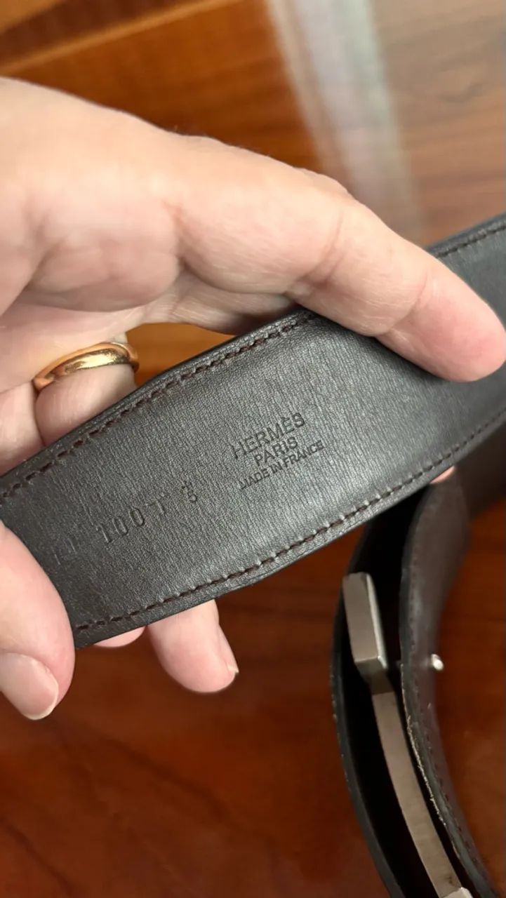 CINTO MASCULINO HERMES ORIGINAL - Foto 2