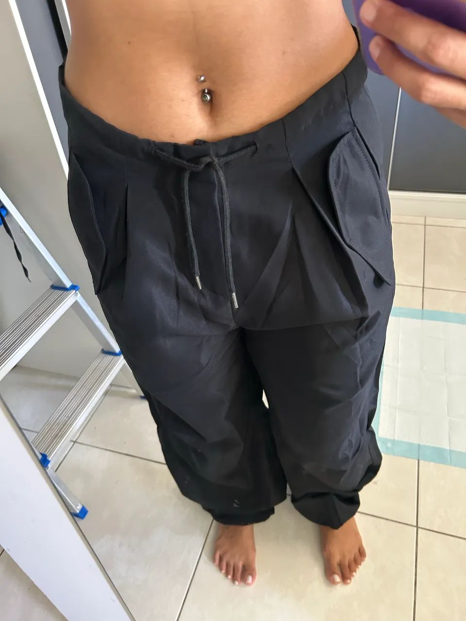 Calça Oversize Pp e P  - Foto 4