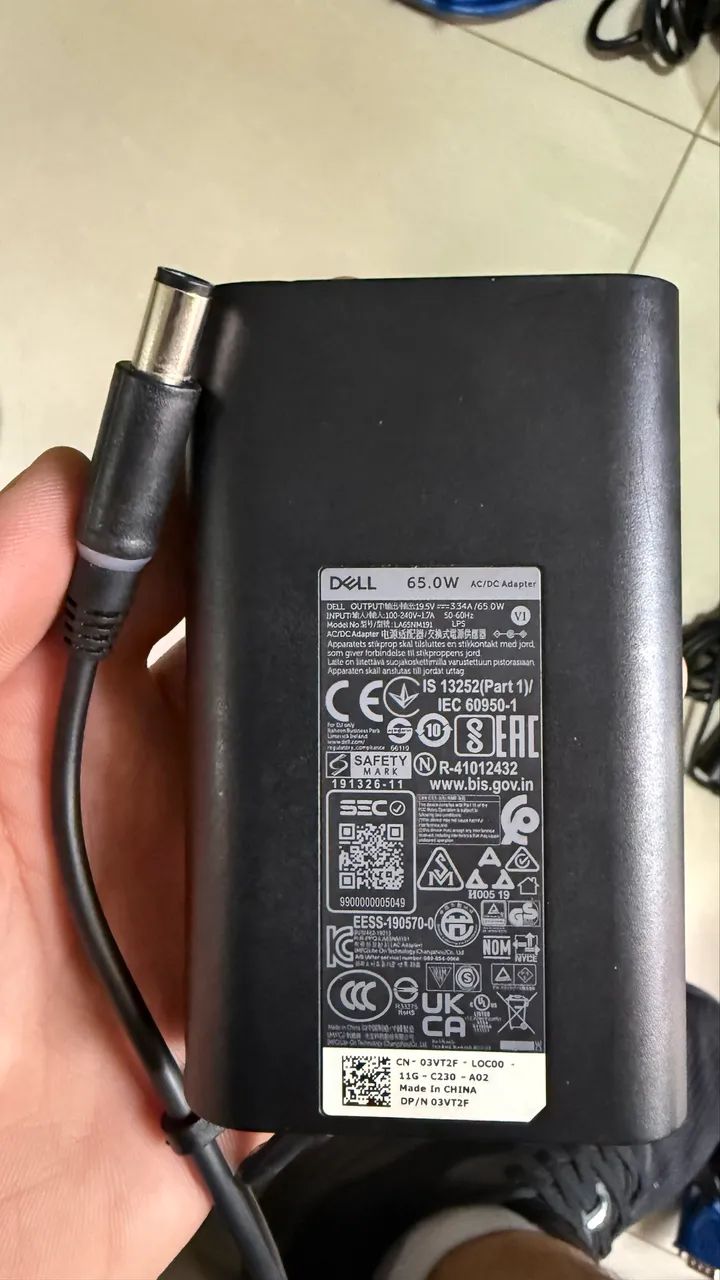 Fonte Dell 65W e Fonte Lenovo 65W - Foto 3