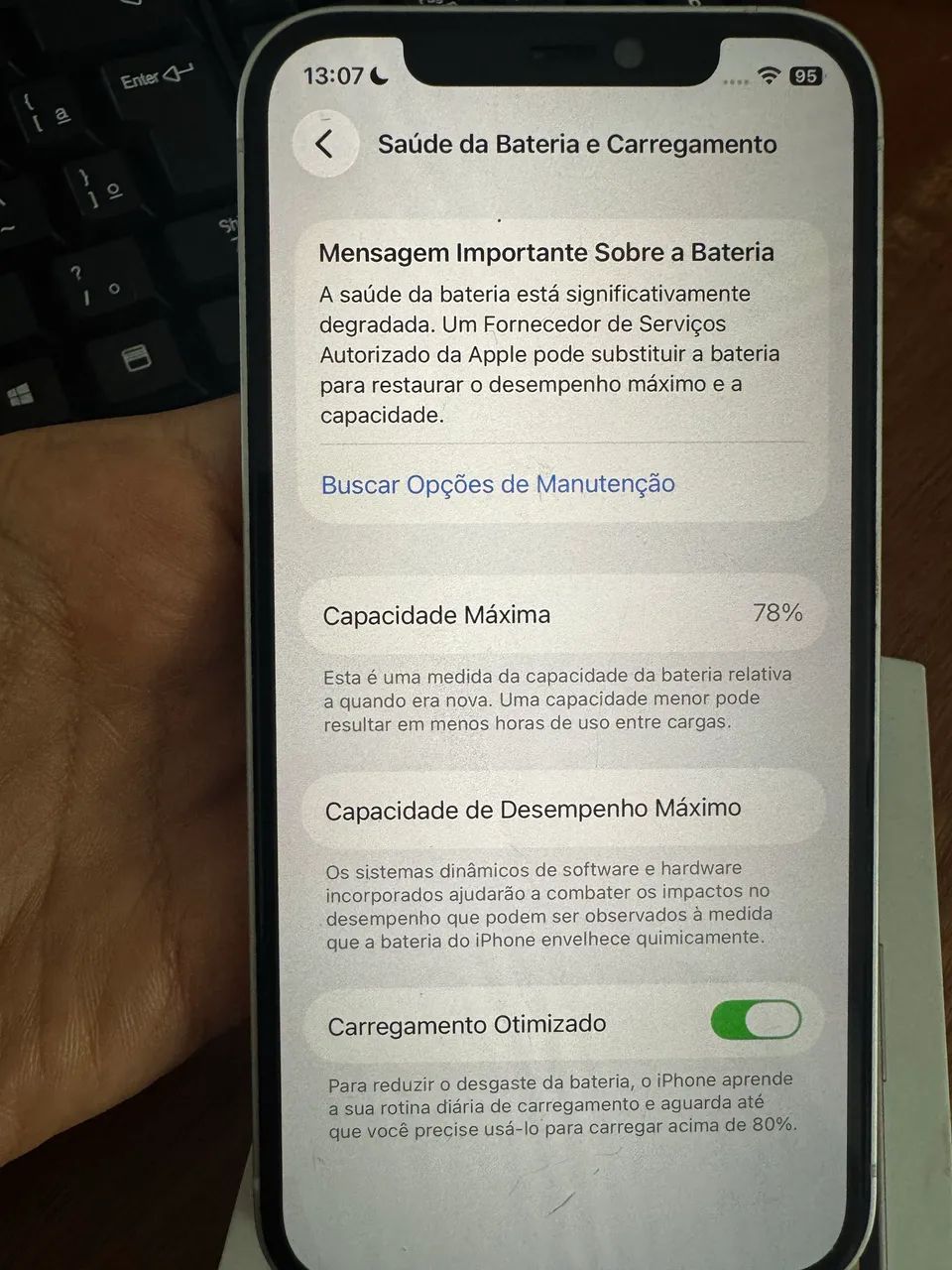 iPhone 12 Apple 64GB - Branco com caixa original - Foto 2