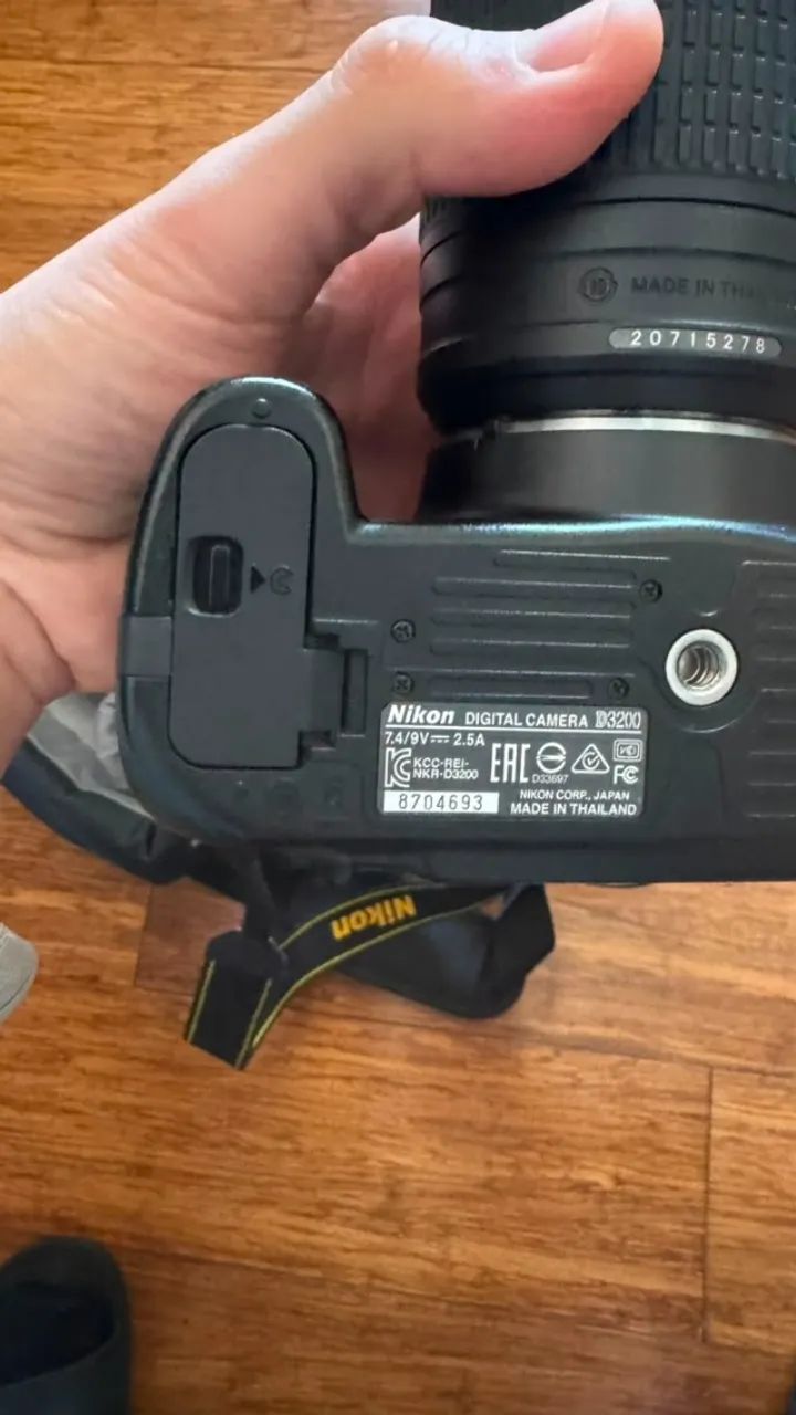 Nikon D3200 + Kit de Lentes 18-55mm e 55-200mm | Único Dono