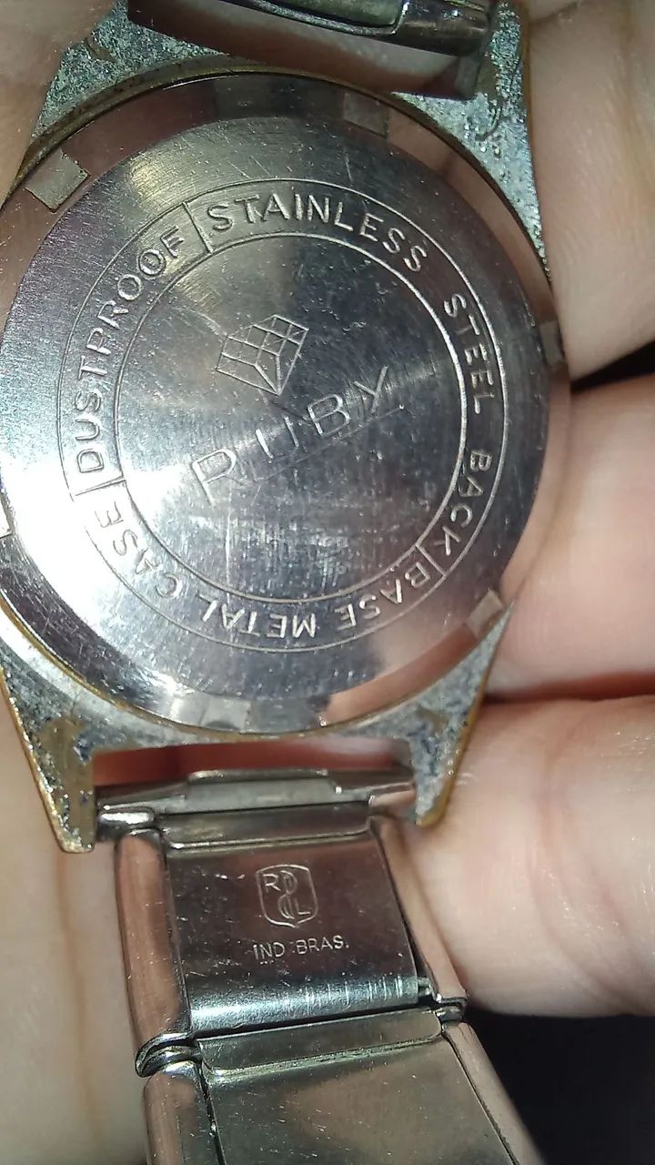 Relógio Vintage Ruby De Luxe 21 - Restauro ou Peças  - Foto 2