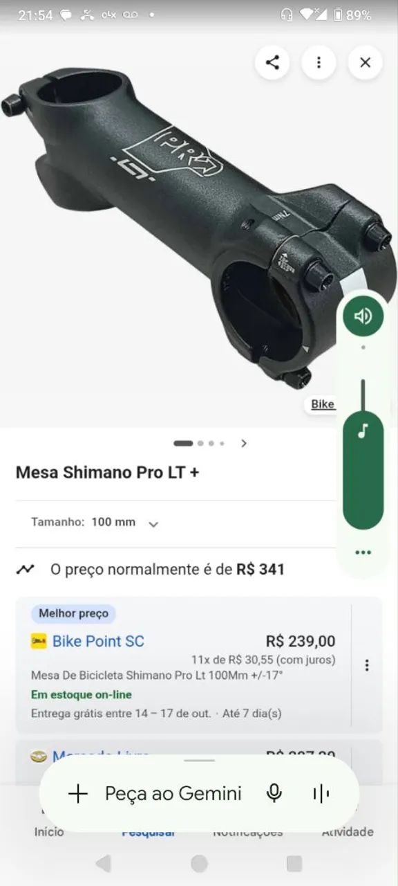 Mesinha pro lite 100mm Shimano  - Foto 3
