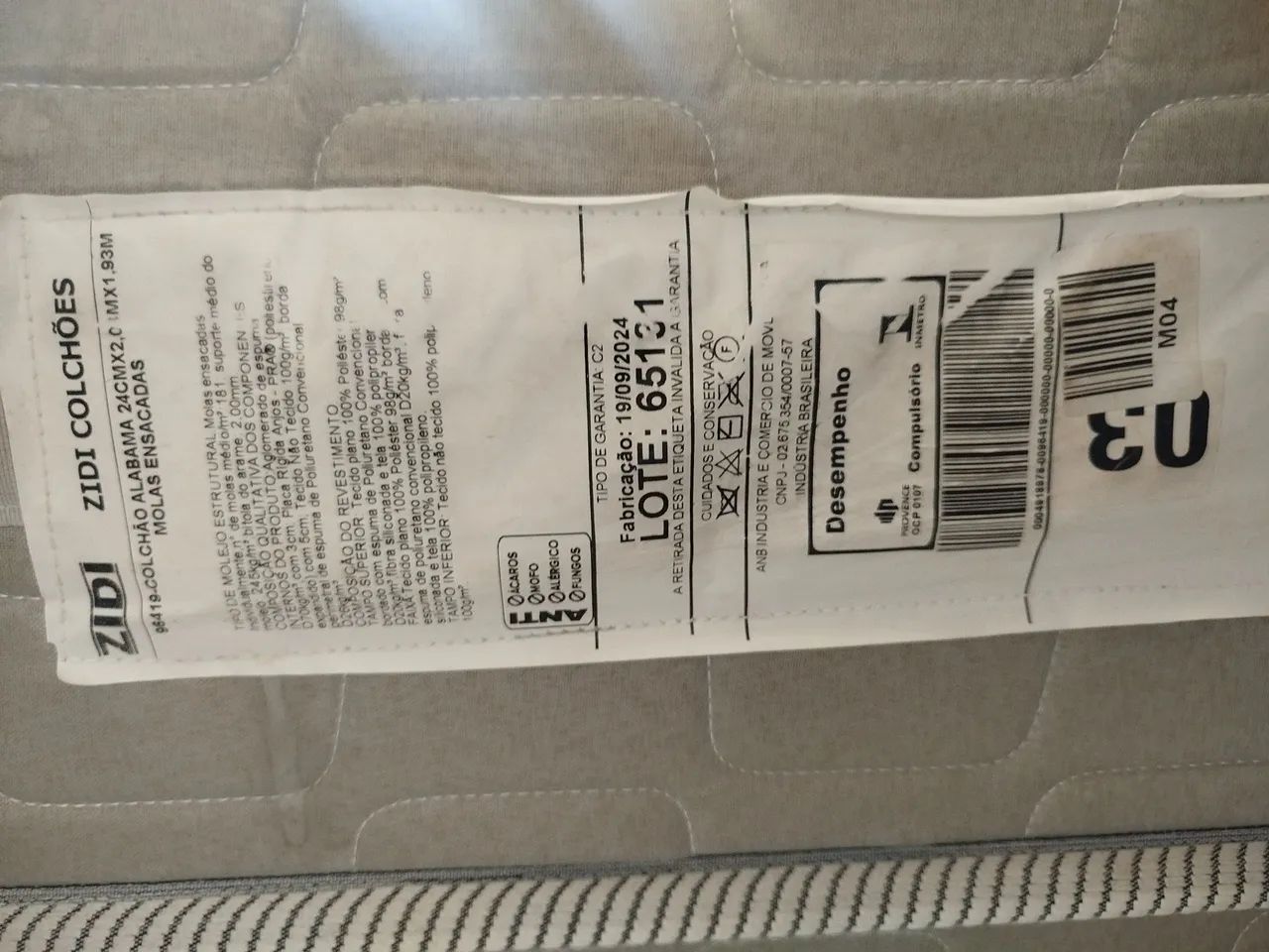 Vendo colchão KING SIZE (Danificado) - Foto 3